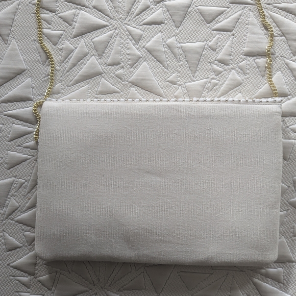 Lulus Etched In Stone Breaded Clutch (With Gold Chain Strap) - Picture 3 of 4